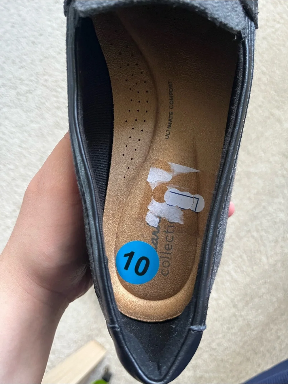 Clarks gray classic